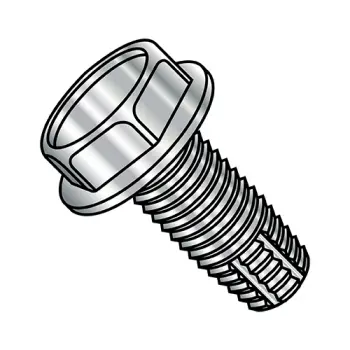 12-24X3/4  Unslotted Ind Hex Washer Thread Cutting Screw Type F Full Thread 410 Stainless
