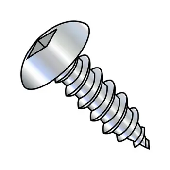 8-15X3/4  Square Truss Self Tapping Screw Type A Fully Threaded Zinc and Bake