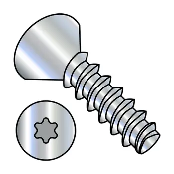 M5-2.3X10  Metric 6 Lobe Flat Plastite/Fix Alternative 45 Degree Full Thread Zinc and Bake