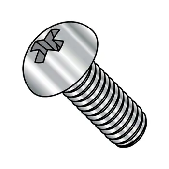 1/4" - 20 x 3/8" Machine Screws | 18-8 Stainless Steel | Plain | Phillips | Round | 1406MPR188