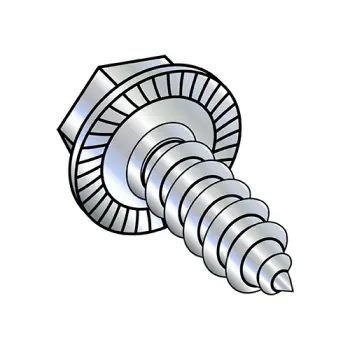 3/8" - 12 x 3/4" Self-Tapping Screws | type-ab | Steel | Zinc/Clear | IHWH | Unslotted | 3712ABWS