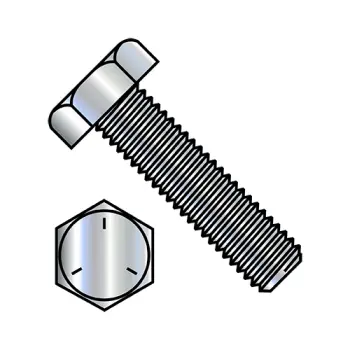 1/2-13X1 1/2  Hex Tap Bolt Grade 5 Fully Threaded Zinc