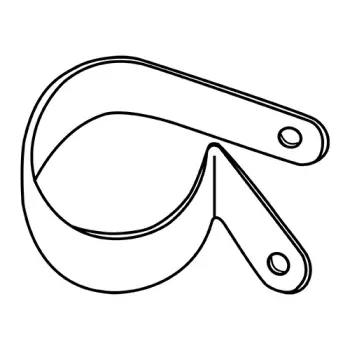 3/16X.203X.430  Standard Cable Clamps Nylon
