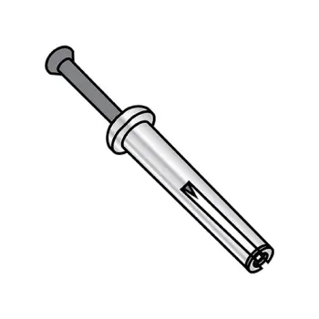 1/4 X 2 Mushroom Head Hammer Drive Anchor Zinc