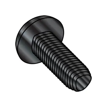 4-40X3/8  Phil Pan Taptite Alternative Thread Rolling Screw Fully Thread Black Oxide & Wax