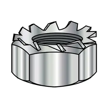 8-32  K Lock Nut Steel Nickel finish