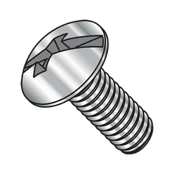 #8 - 32 x 3/8" Machine Screws | 18-8 Stainless Steel | Plain | Combo | Truss | 0806MCT188