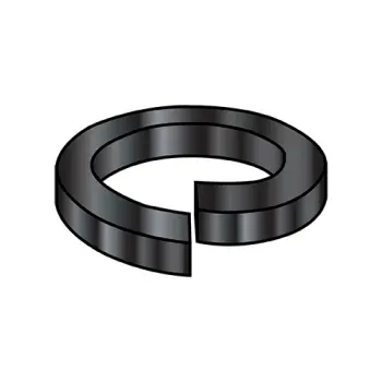 #2  Medium Split Lock Washer 18-8 Stainless Steel Black Oxide and Oil