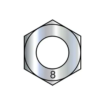 M8-1.25  Din 934 Metric Class 8 Hex Nuts Zinc