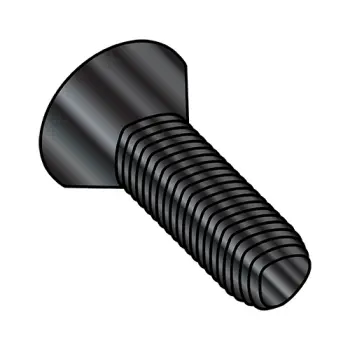 #6 - 32 x 3/8" Thread-Rolling Screws | Steel | Black Oxide | Flat | Phillips | 0606RPFB