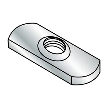 1/2-13  Spot Weld Center Hole Tab Weld Nut Plain