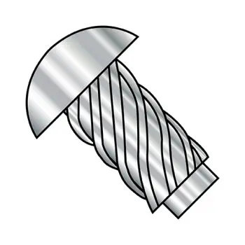 #6 x 3/8" Type U Drive Screws | 316 Stainless Steel | Plain | Round | 0606U316