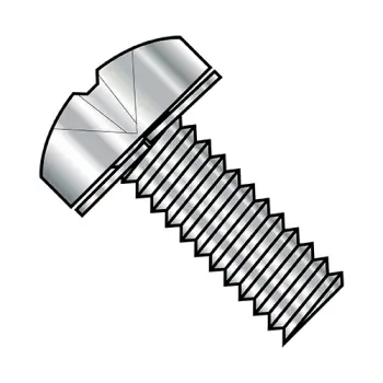 2-56X3/16  Phillips Pan Split Lock Washer Sems Fully Threaded 18-8 Stainless Steel