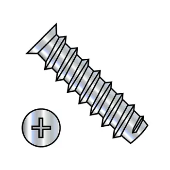 M6.3X14.5  Metric Phil Flat 7.0-7.3HD OD European Drawer Slide Screw Full Thread Zinc