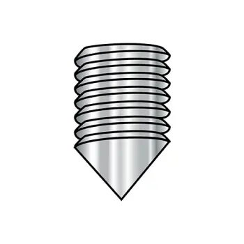 8-32X1/2  Coarse Thread Socket Set Screw Cone Point Imported 18-8 Stainless Steel