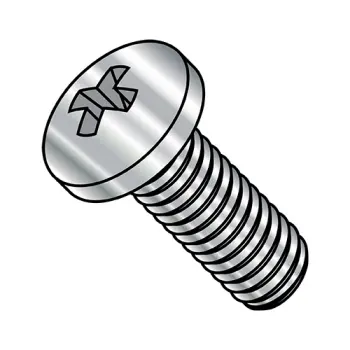 2-56X1/4  Phillips Pan Machine Screw Fully Threaded 410 Stainless Steel