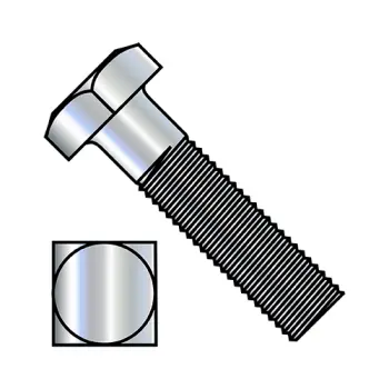 5/16-18X1 1/2  Square Head Battery Bolt Fully Threaded Zinc