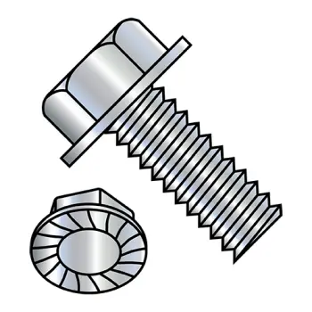 #10 - 24 x 5/8" Machine Screws | Steel | Zinc/Clear | Unslotted | IHWH | 1010MWS