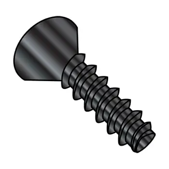 8-16X1/2  Phillips Flat Plastite Alternative 48-2 Fully Threaded Black Oxide And Wax
