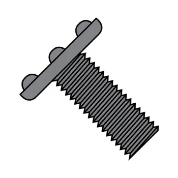 6-32X3/8  Weld Screw With Nibs Top Of Head F/T Plain