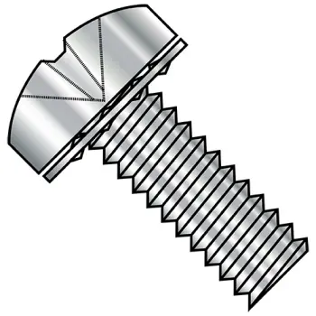M3-0.5X30  ISO 7045 Metric Phil Pan Internal Washer Sems Machine Screw Full Thread ZincBake