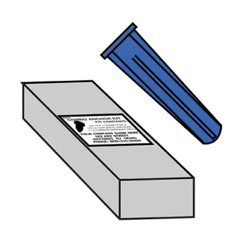 #8-10 Conical Plastic Anchor Kit
