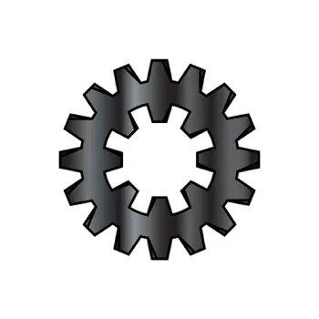 1/4  External Internal Combination Tooth Lock Washer Black Oxide