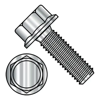 M10-1.5X20  Metric Din 6921 Indent Hex Flange Washer Non-Serrated Screw Ful Thd A2 Stainless