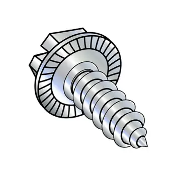 1/4" - 14 x 1 1/2" Self-Tapping Screws | type-ab | Steel | Zinc/Clear | IHWH | Slotted | 1424ABSWS