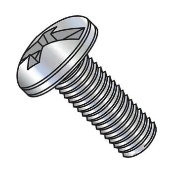 1/4" - 20 x 3/4" Machine Screws | Steel | Zinc/Clear | Combo | Pan | 1412MCP