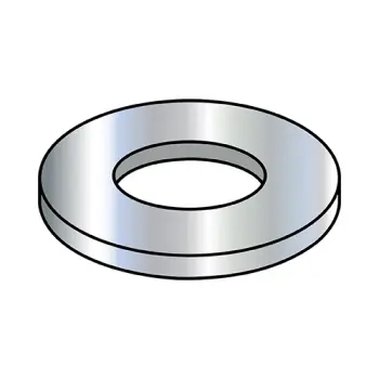 2 Machine Screw Flat Washers | Steel | Zinc/Clear | 02WM