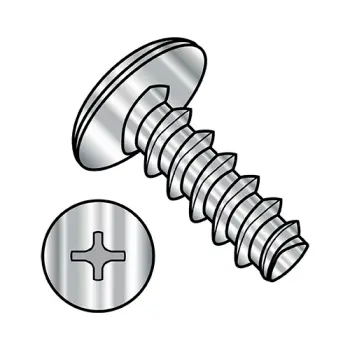 #6 - 19 x 1/4" Thread-Rolling Screws | 18-8 Stainless | Passivated | Truss | Phillips | 0604LPT188