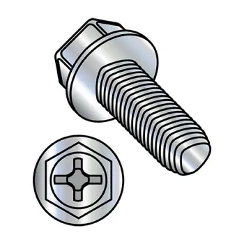 #8 - 32 x 3/8" Thread-Rolling Screws | Steel | Zinc/Clear | IHWH | Phillips | 0806RPW