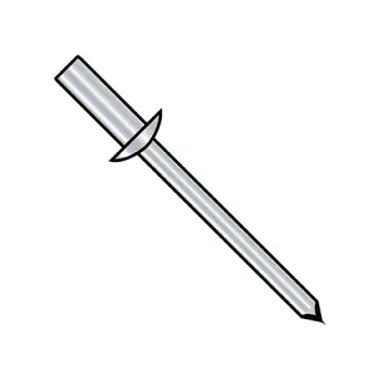 5/32X.25-.37  Closed End Steel Rivet With Steel Mandrel