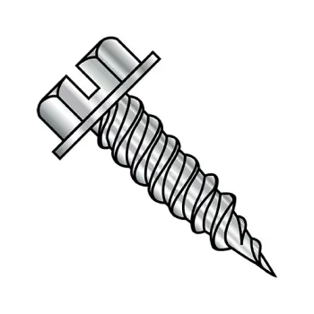#8 - 15 x 3/4" Self-Piercing Screws | 410 Stainless Steel | Plain | Slotted | IHWH | 0812PSW410