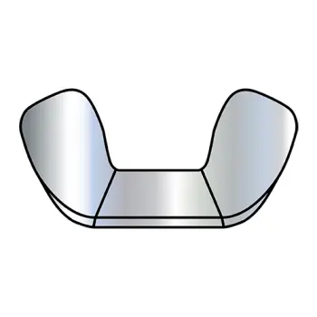 M3-0.5  Metric Cold Forged Wing Nut Zinc