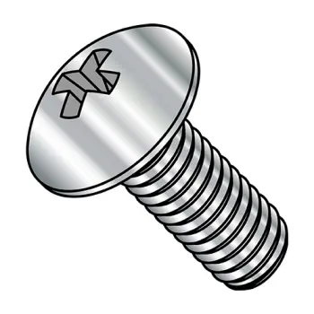 M6-1.00 x 16mm Machine Screws | jis1111 | A2 Stainless Steel | Plain | Phillips | Truss | MJ616MPTA2