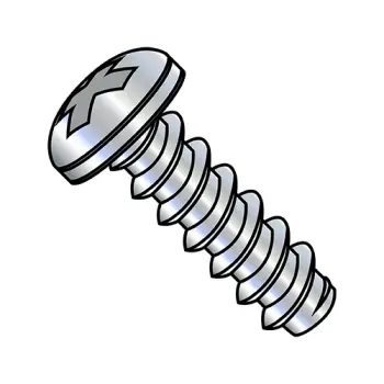 2-32X5/16  Phillips Pan Self Tapping Screw Type B Fully Threaded Zinc and Bake