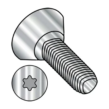 8-32X3/8  6 Lobe Flat U/C Taptite Alternative Thread Roll Full Thred 18-8 SS Passivate Wax