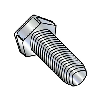 1/4-20X5/8  Unslot Ind Hex Head Taptite AlternativeThread Roll Screw Full Thrd Zinc Bake Wax