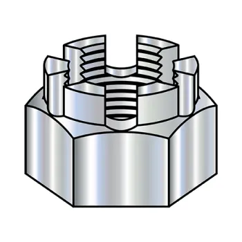 5/8-18  Castle Nut Grade 5 Zinc