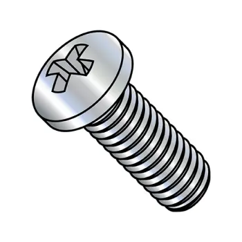 M6 x 35mm Machine Screws | jis1111 | Class 4.8 | Zinc/Clear | Phillips | Pan | MJ635MPP