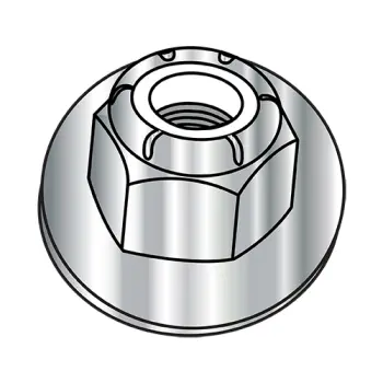 M10-1.5  Din6926/ISO7043 Metric class 8 Prevail Torque Nylon Insert Hex Flange Lock Nut Z