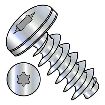 M4-1.79X5  Metric 6 Lobe Pan Head PT Alternative Fully Threaded Zinc & Bake