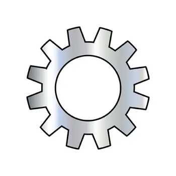 #8  External Tooth Lock Washer Zinc