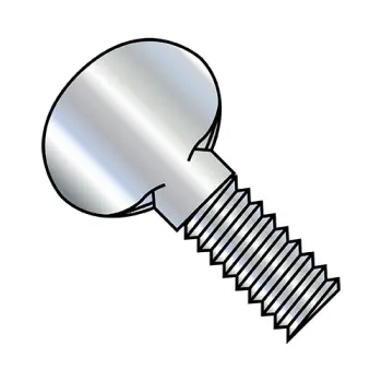 6-32X1/2  Thumb Screw Plain Fully Thread Zinc
