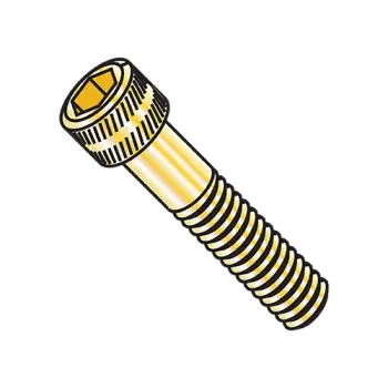 MS16997-100 | 3/8" - 16 x 1 1/4" Mil-Spec Socket Screws | Steel | Cadmium/Yellow | DFAR