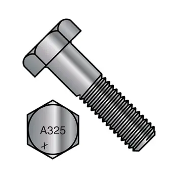1/2"-13 X 2 1/2"  Heavy Hex Structural Bolts A325-1 Plain Made in North America