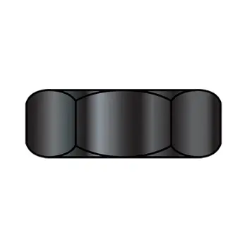 1-14  Hex Jam Nut Black Oxide and Oil