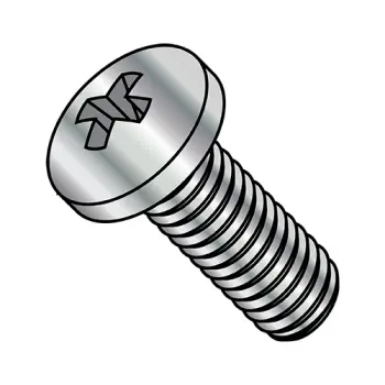 #8 - 32 x 3/8" Machine Screws | Steel | Nickel | Phillips | Pan | 0806MPPNP
